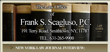 Frank S. Scagluso - Attorney and Counselor at Law